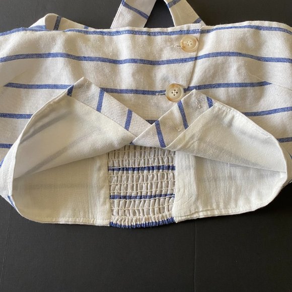 Urban Outfitters Lucca Linen Blend Crop Top S - Picture 3 of 7